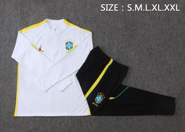 Brasil Niños Conjunto 2026 Blanco - Equipacion Brasil Niños | 7camisetas