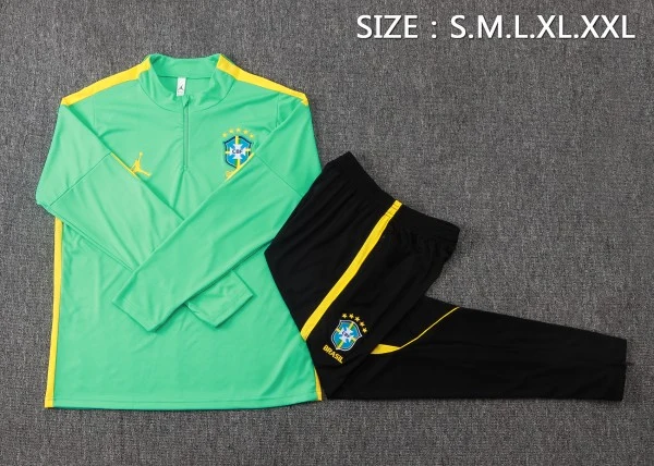 Brasil Niños Conjunto 2026 Verde - Equipacion Brasil Niños | 7camisetas