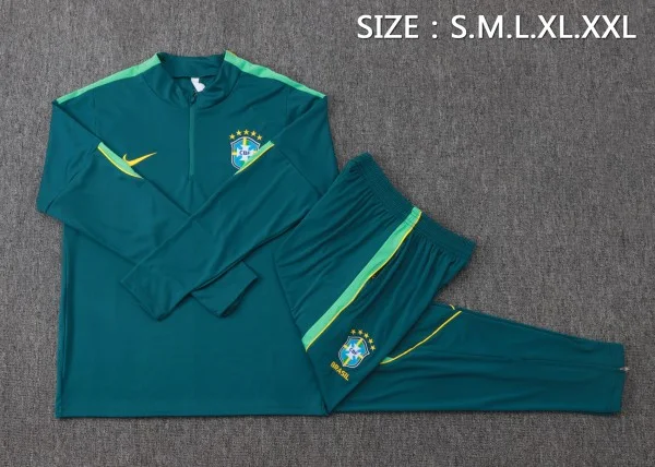 Brasil Niños Conjunto 2026 Verde - Equipacion Brasil Niños | 7camisetas