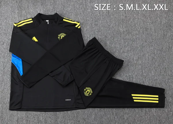 Manchester United Niños Conjunto 2025 2026 Negro - Manchester United Niños Economica | 7camisetas