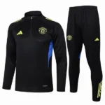 Manchester United Niños Conjunto 2025 2026 Negro - Manchester United Niños Economica | 7camisetas