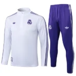 Real Madrid Niños Conjunto 2025 2026 Blanco - Tuta Real Madrid Niños | 7camisetas
