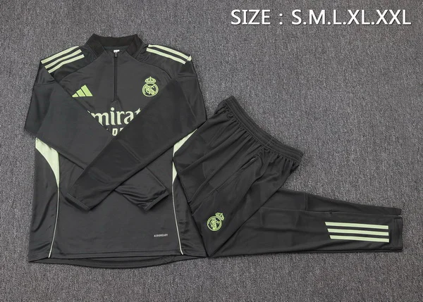 Real Madrid Niños Conjunto 2025 2026 Gris - Tuta Real Madrid Niños | 7camisetas