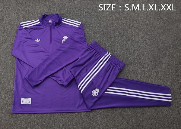 Real Madrid Niños Conjunto 2025 2026 Púrpura - Tuta Real Madrid Niños | 7camisetas