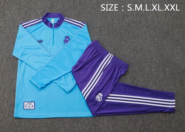 Real Madrid Niños Conjunto 2025 2026 Azul - Tuta Real Madrid Niños | 7camisetas