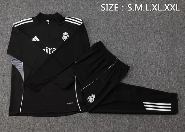 Real Madrid Conjunto 2025 2026 Negro - Real Madrid Barata | 7camisetas