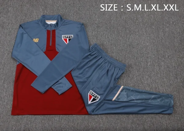 São Paulo Conjunto 2025 2026 Gris - São Paulo Barata | 7camisetas