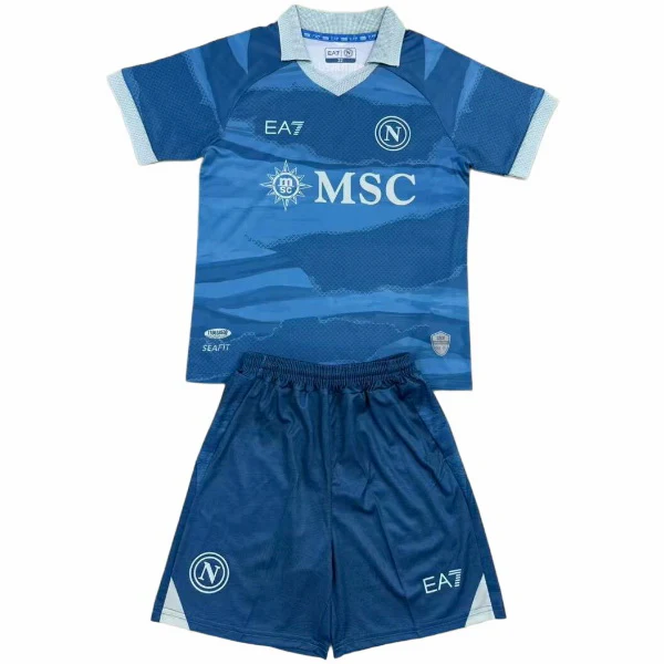 SSC Napoli Conjunto 2024 2025 cuarta Azul - Ssc Napoli Equipacion | 7camisetas