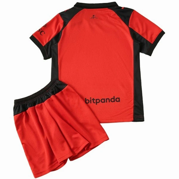 AC Milan Niños Conjunto 2025 2026 cuarta Rojo - AC Milan Niños Barata | 7camisetas