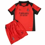 AC Milan Niños Conjunto 2025 2026 cuarta Rojo - AC Milan Niños Barata | 7camisetas
