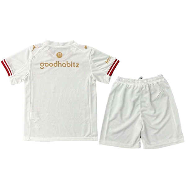 PSV Eindhoven Niños Conjunto 2025 2026 cuarta Blanco - PSV Eindhoven Niños Barata | 7camisetas