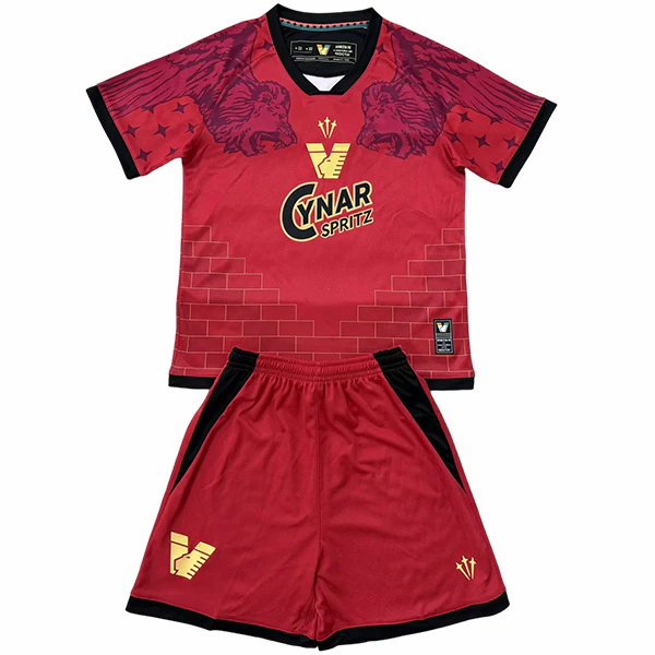 Cuarta Conjunto De Niños Venezia 2025 2026 Rojo Venezia Niños Conjunto 2025 2026 cuarta Rojo - Venezia Niños Barata | 7camisetas