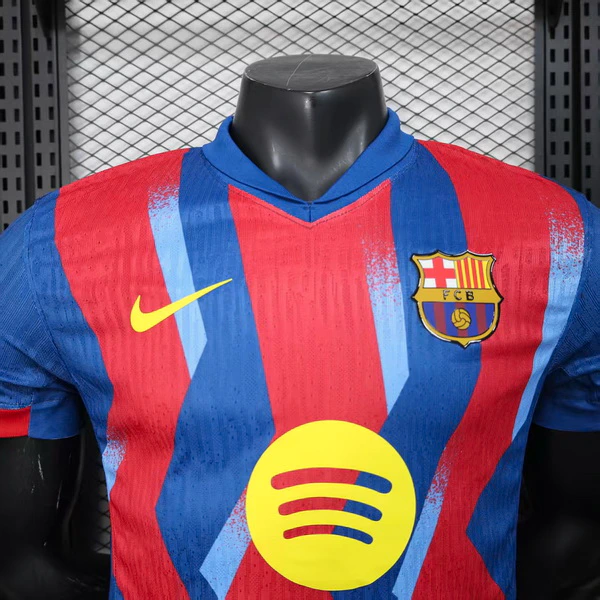 FC Barcelona Camiseta Edición Jugadores 2025 2026 cuarta Roja - Camiseta Barcelona | 7camisetas