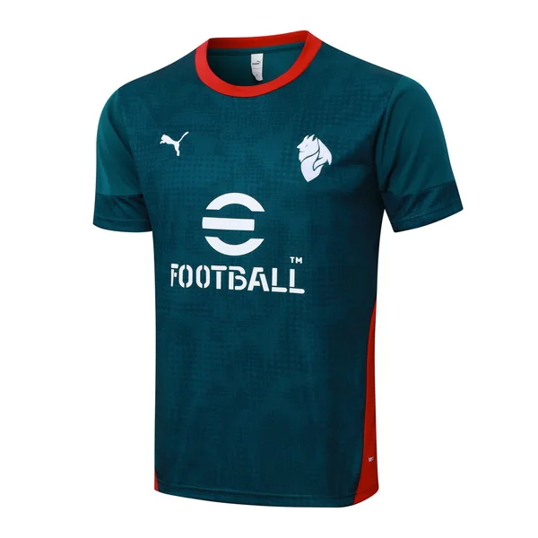Entrenamiento AC Milan 2025 2026 Verde Rojo AC Milan Chándal 2025 2026 Verde - Chándal AC Milan | 7camisetas