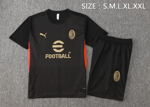 AC Milan Conjunto 2024 2025 Negro - AC Milan Barata | 7camisetas
