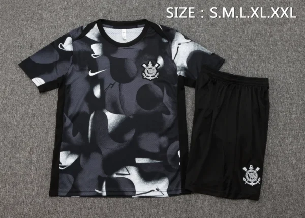 Corinthians Paulista Conjunto 2025 2026 Negro - Corinthians Paulista 2026 | 7camisetas