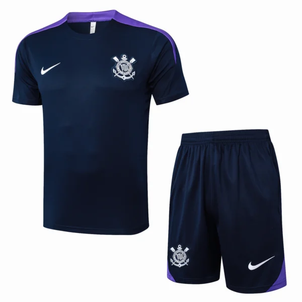 Entrenamiento Conjunto Completo Corinthians Paulista 2025 2026 Azul Purpura Corinthians Paulista Conjunto 2025 2026 Azul - Corinthians Paulista 2026 | 7camisetas