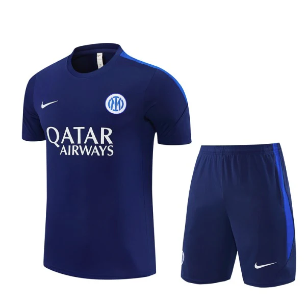 Entrenamiento Conjunto Completo Inter Milán 2026 2027 Azul Marino Inter Milán Conjunto 2026 2027 Azul - Inter Milán Barata | 7camisetas