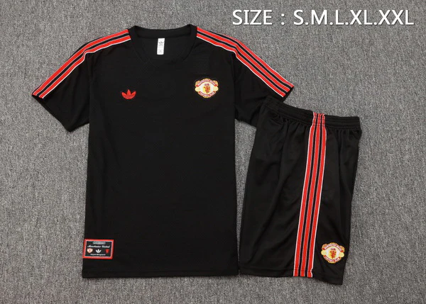 Manchester United Conjunto 2025 2026 Negro - Manchester United Barata | 7camisetas