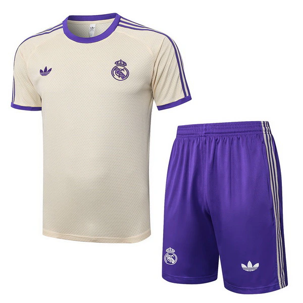 Entrenamiento Conjunto Completo Real Madrid 2025 2026 Amarillo Purpura Real Madrid Conjunto 2025 2026 Amarillo - Real Madrid Barata | 7camisetas