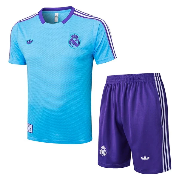 Entrenamiento Conjunto Completo Real Madrid 2025 2026 Azul Purpura Real Madrid Conjunto 2025 2026 Azul - Real Madrid Barata | 7camisetas