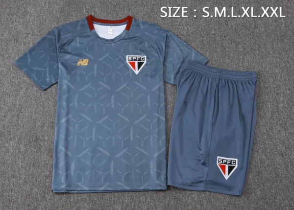 São Paulo Conjunto 2025 2026 Gris - São Paulo Barata | 7camisetas