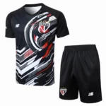 São Paulo Conjunto 2025 2026 Negro - São Paulo Barata | 7camisetas