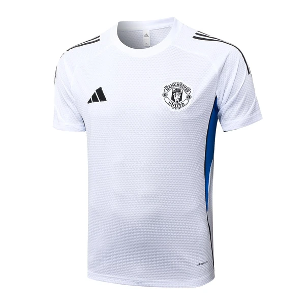 Entrenamiento Manchester United 2025 2026 Blanco Azul Manchester United Chándal 2025 2026 Blanco - Chándal Manchester United | 7camisetas