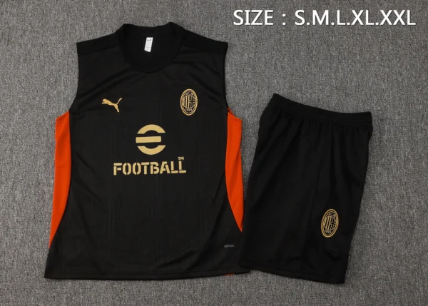 AC Milan Conjunto 2024 2025 Negro - AC Milan Barata | 7camisetas