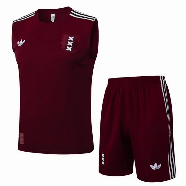 Entrenamiento Sin Mangas Conjunto Completo Ajax 2025 2026 Rojo Ajax Conjunto 2025 2026 Rojo - Ajax Barata | 7camisetas