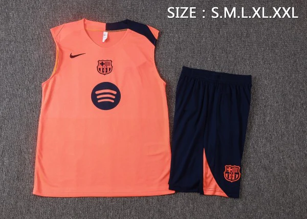 FC Barcelona Conjunto 2025 2026 Naranja - FC Barcelona Barata | 7camisetas