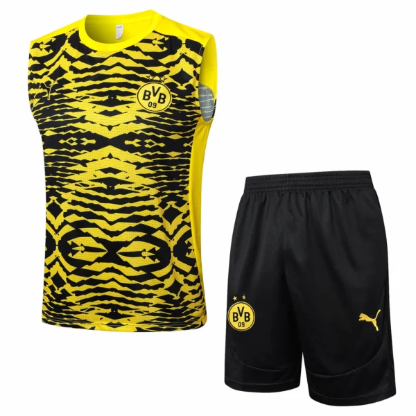 Entrenamiento Sin Mangas Conjunto Completo Borussia Dortmund 2024 2025 Amarillo Negro Borussia Dortmund Conjunto 2024 2025 Amarillo - Tuta Borussia Dortmund | 7camisetas