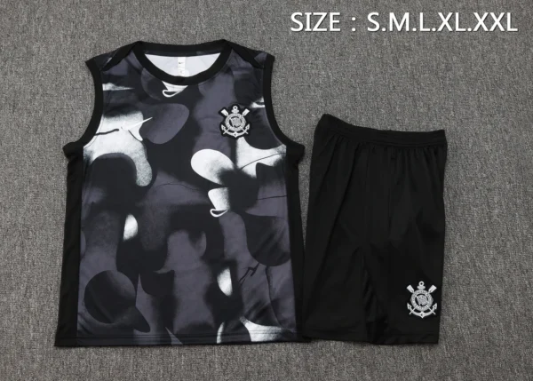 Corinthians Paulista Conjunto 2025 2026 Negro - Corinthians Paulista 2026 | 7camisetas