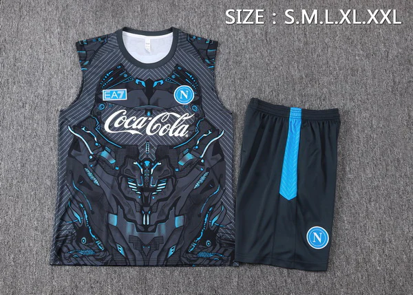 SSC Napoli Conjunto 2025 2026 Negro - Ssc Napoli Equipacion | 7camisetas