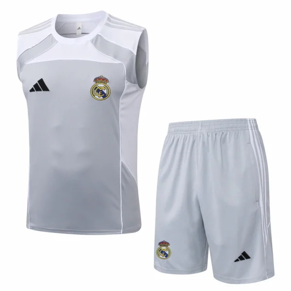 Real Madrid Conjunto 2025 2026 Gris - Real Madrid Barata | 7camisetas