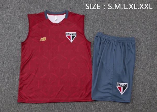 São Paulo Conjunto 2025 2026 Rojo - São Paulo Barata | 7camisetas