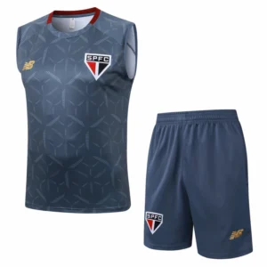 São Paulo Conjunto 2025 2026 Gris - São Paulo Barata | 7camisetas