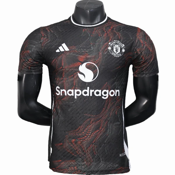 Especial Camiseta Manchester United 2025 2026 Negro Rojo Manchester United Camiseta 2025 2026 Especial Negra - Camiseta Manchester United | 7camisetas