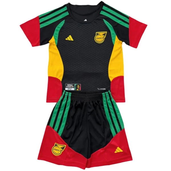 Especial Conjunto De Hombre Jamaica 2026 Negro Rojo Jamaica Conjunto 2026 Especial Negro - Jamaica Barata | 7camisetas