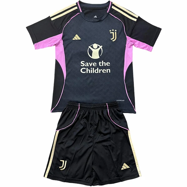 Especial Conjunto De Hombre Juventus 2026 2027 Negro Rosa Juventus Niños Conjunto 2026 2027 Especial Negro - Equipación Juventus Niños | 7camisetas