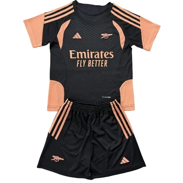 Especial Conjunto De Niños Arsenal 2026 2027 Negro Arsenal Niños Conjunto 2026 2027 Especial Negro - Equipacion Arsenal Niños | 7camisetas