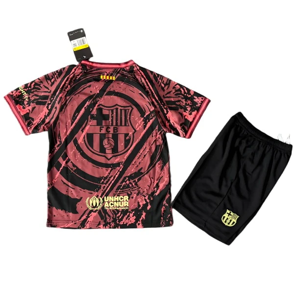 FC Barcelona Niños Conjunto 2025 2026 Especial Naranja - Equipacion Fc Barcelona Niños | 7camisetas