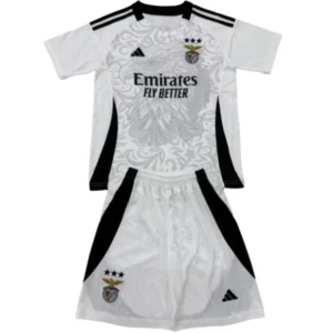 SL Benfica Niños Conjunto 2024 2025 Especial Gris - Tuta SL Benfica Niños | 7camisetas
