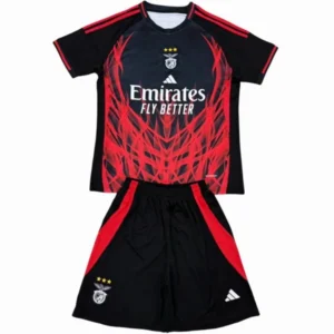 SL Benfica Niños Conjunto 2024 2025 Especial Negro - Tuta SL Benfica Niños | 7camisetas
