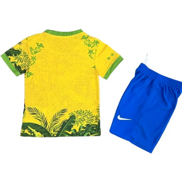Brasil Niños Conjunto 2026 Especial Amarillo - Equipacion Brasil Niños | 7camisetas