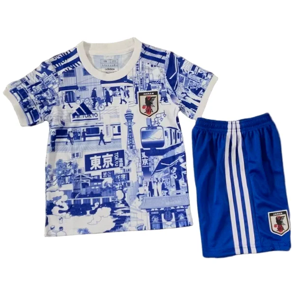 Japón Niños Conjunto 2026 Especial Azul - Equipacion Japon Niños | 7camisetas