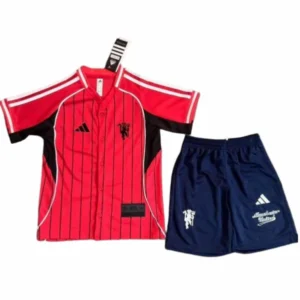 Manchester United Niños Conjunto 2025 2026 Especial Rojo - Manchester United Niños Economica | 7camisetas