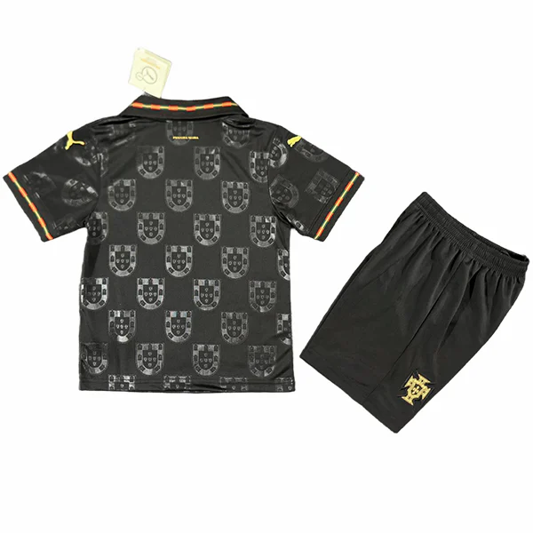 Portugal Niños Conjunto 2026 Especial Negro - Equipación De Portugal Para Niños | 7camisetas