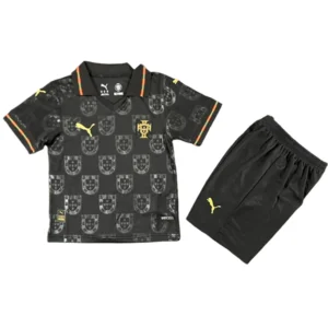 Portugal Niños Conjunto 2026 Especial Negro - Equipación De Portugal Para Niños | 7camisetas
