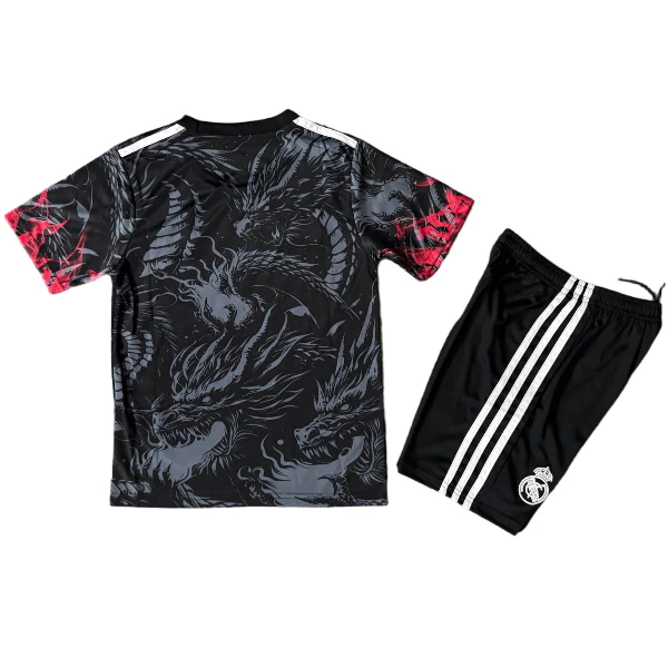 Real Madrid Niños Conjunto 2025 2026 Especial Negro - Tuta Real Madrid Niños | 7camisetas